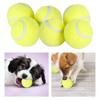 Bite-Resistant Elastic Dog Toy Ball - Interactive Rubber Tennis Ball for Training & Teething, Suitable for All Dog Sizes