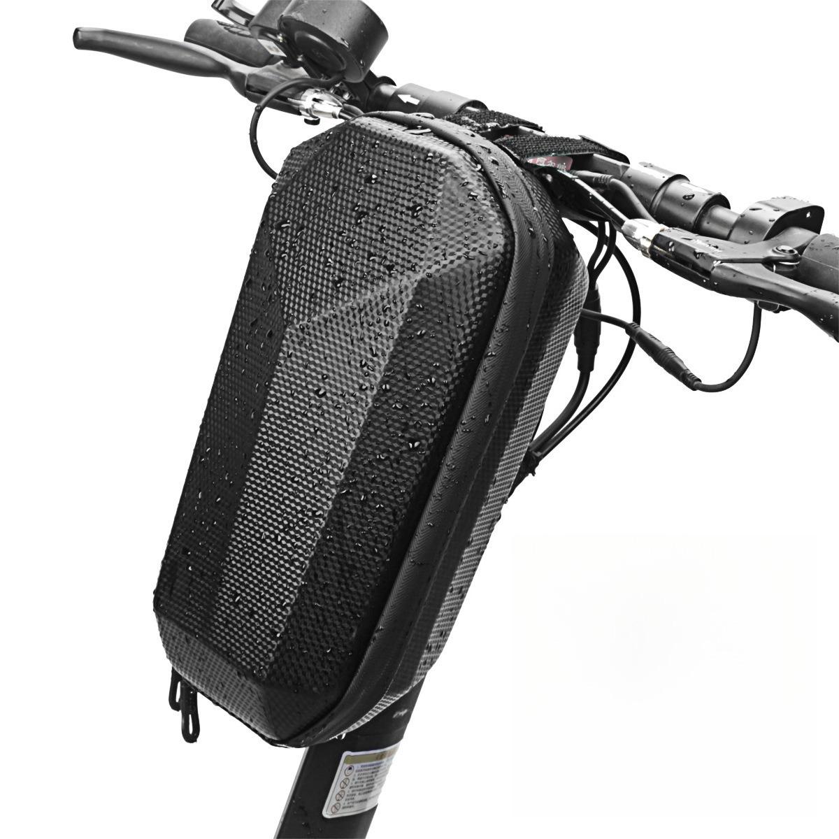 Bike Front Bag With EVA Hard Shell Durable Large Capacity Handle Storage Bag for Bicycle