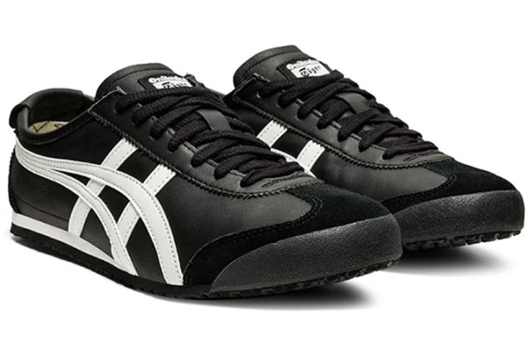 Tênis Casual de Cano Baixo Onitsuka Tiger Unissex Branco Preto DL408-9001 41.5