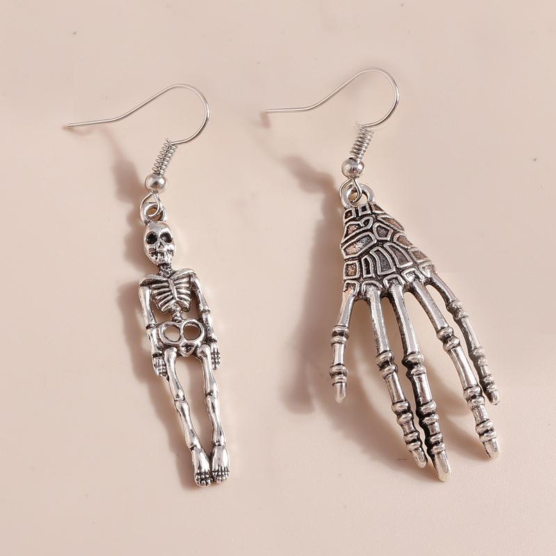 Vintage Witch Vampire Heart Earrings Gothic Cross Talisman Dangle Earrings Steampunk Royal Party Statement Jewelry Gifts