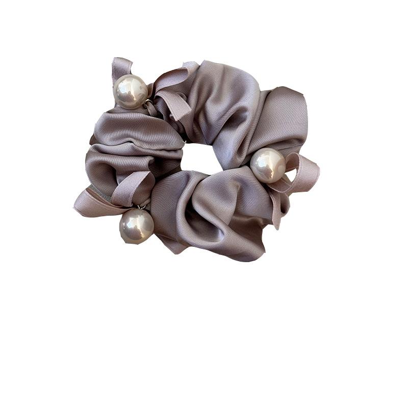 Elastic hair bands accessories for girl women korean large scrunchies rubber ties leading fashion adults kpop Yoga popular pearl