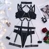 Europe & US Hot-Selling Women's Sexy Role-Playing Chain Lingerie Set