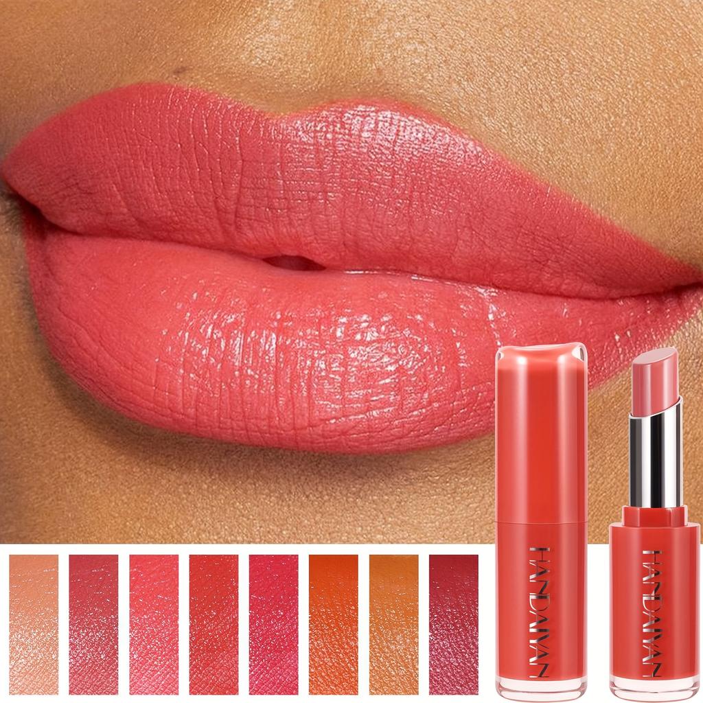 Nourishing Lipstick Waterproof Lip Gloss Sweat-Resistant, Long-Lasting Moisturization, Rich Color Payoff for Full, Lustrous Lips