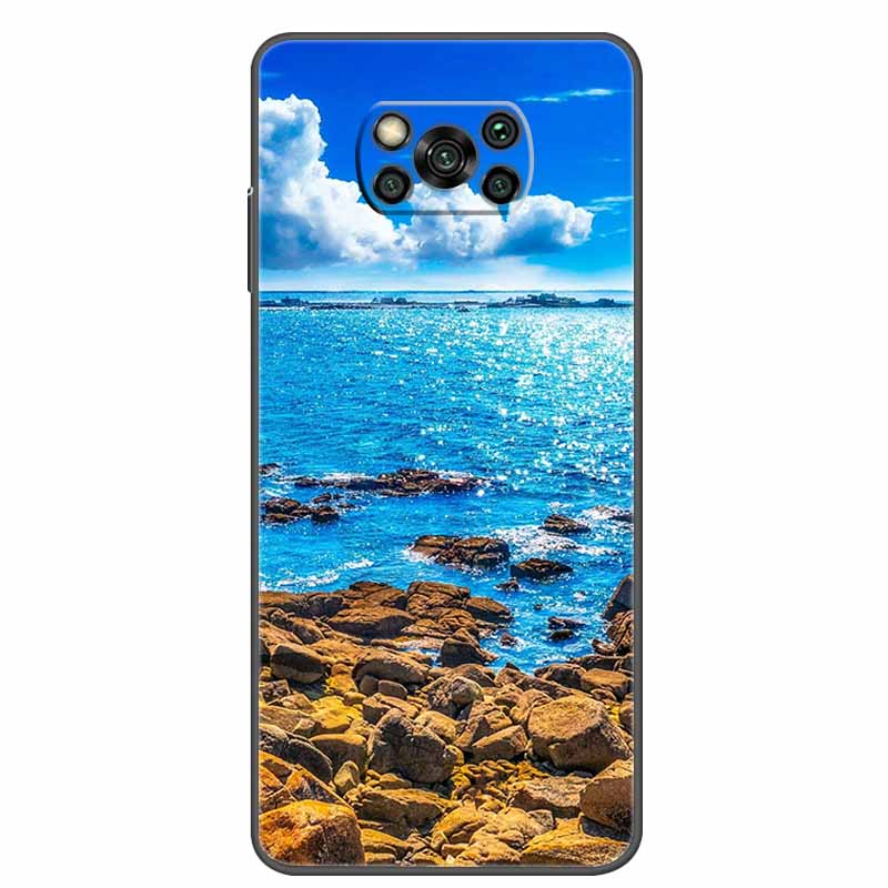 For Xiaomi Poco X3 Pro Case Animal Cat Wolf Soft TPU Phone Cases For Xiaomi Poco X3 NFC Silicone Cover PocoX3 X 3 X3Pro Cartoon