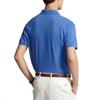 Polo Ralph Lauren Solid Color Logo Embroidered Slim Fit Short Sleeve Polo Shirt Men tops Blue MNPOKNI1N821950-430