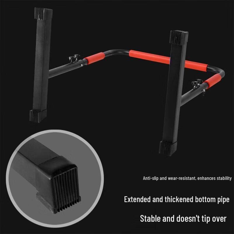 Adjustable No-Drill Home Fitness Parallel Bars & Pull-Up Station