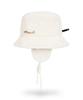 Bajal Safety Fin Sherpa Fur Flap Bucket Hat Ivory