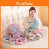 Plush Octopus Toy With Bright Colors For Kids Gift And Soft Animal Decor