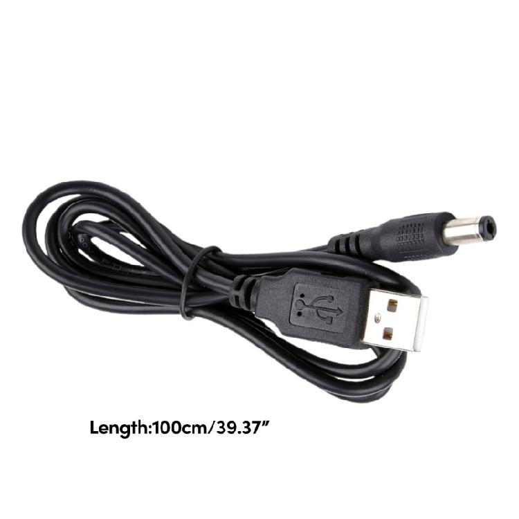 USB Power BoostLine Usb2.0 to DC5.5x2.5 Converter Charging Cable Straight Curved