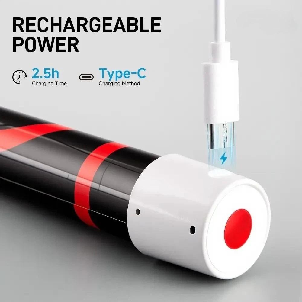 High-Lumen Flexible Work Light 3 Brightness Modes Bendable LED Flashlight Automotive Repair