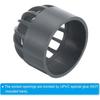 1-2Pcs I.D20-110mm Pvc Vent Cap Filter Isolatie Screen Water Tank Permeabel Joint Aquarium Zeevruchten Zwembad Overloop Buisleid