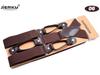 Men's Y-Back Elastic Suspender with 6 Clips - Casual Style for Adults