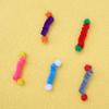 20pcs Plush Small Spring Cat Toy Candy Ball Throwing Ball Pet Toy