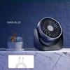 2000mAh Rechargeable Portable Electric Fan 360° Rotation 3-speed Wind Desktop Silent Air Cooling for Bedroom Office