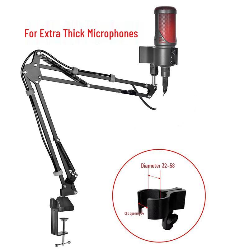 Universal Metal Desktop Microphone Arm Stand for Condenser and Streaming
