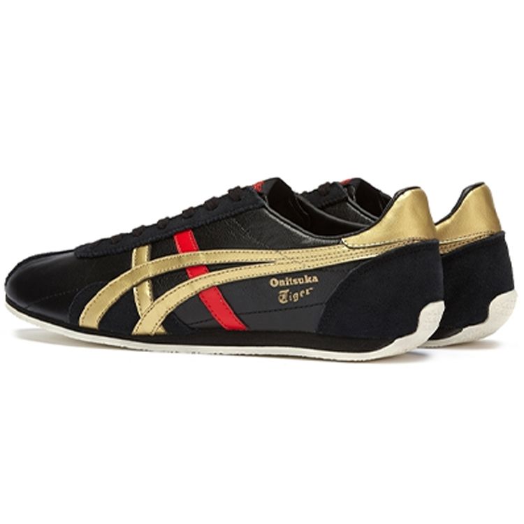 Onitsuka Tiger Unisex Runspark Black Gold Red 1183B480-001
