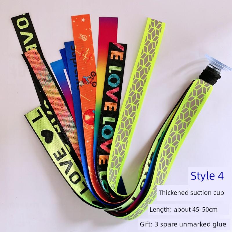 Kids Roller Skating Balance Car Ski Helmet Ribbon Self-Made Kids Balance Bike Stylish Decorative Doll Ribbon Dirty Braid