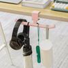 Desk Mount Headphones Holder Adjustable Table Hanger for Bag Purse Table Hanger Hook Clamp-On Under Desk Headphone Hanger Space Saving for Office Home