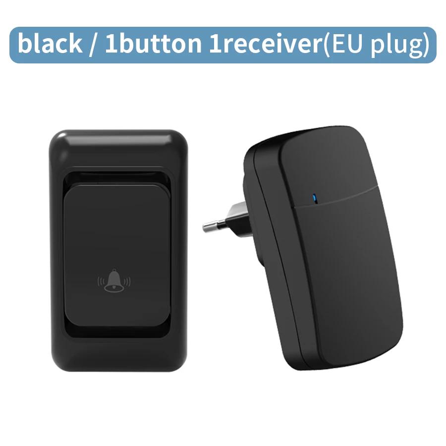 Outdoor Wireless Doorbell Waterproof House Chime Kit 300M Remote EU US Intelligent Smart Door Bell Home 38 Remote Ringtones