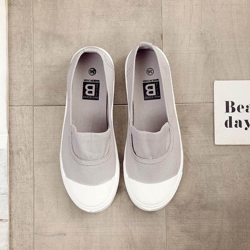 2025 Spring Canvas Shoes: Unisex Casual Low-Cut Flats in Korean Style