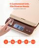 Digital Shipping Postal Scale, 2 G High Accuracy, 40 Kg Postal Scale with Hold/Tare/Auto-off Function, Flip Holder Design & Easy Calibration, Fit for