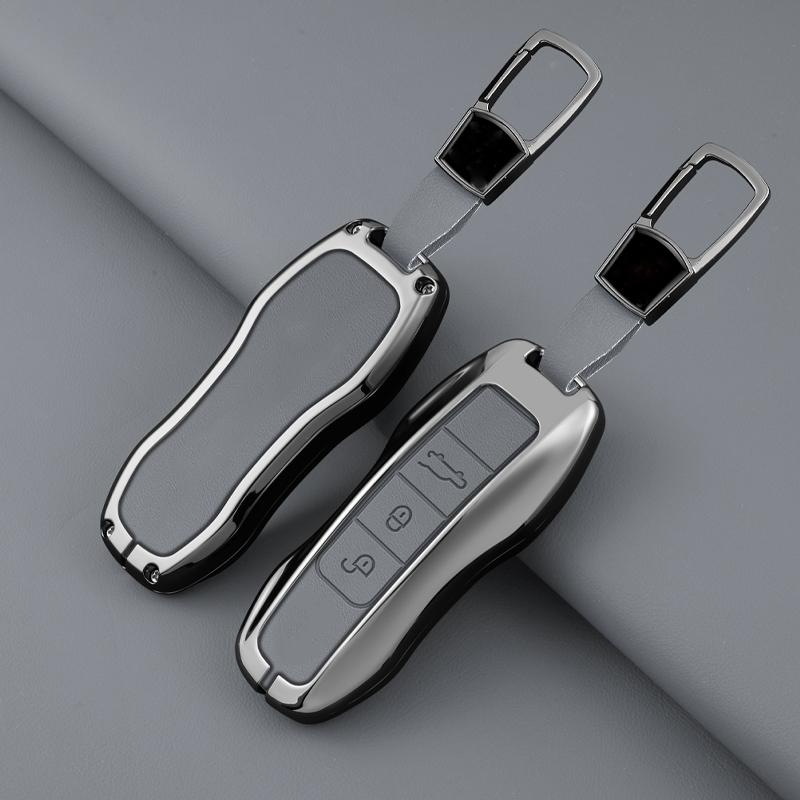 Zinc Alloy Car Key Fob Housing Key Fob For Porsche 911 970 981 991 Panamera Spyder Carrera Macan Cayman Cayenne Car Key Fob