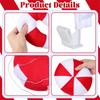 Christmas Car Accessories Reindeer Antlers Nose Set Candy Cane Design Easy Install Durable Fabric Car Decoration For Xmas