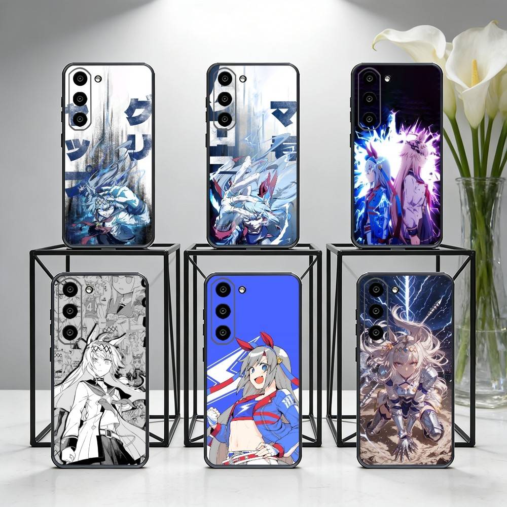 O-Oguri Cap Tamamo Phone Case For Samsung Galaxy A73,A72,A71,A70,A53,A52,A51,Others Soft Black Cover