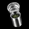 304 Stainless Steel Tea Strainer with Glass Thermos Cup and Separator