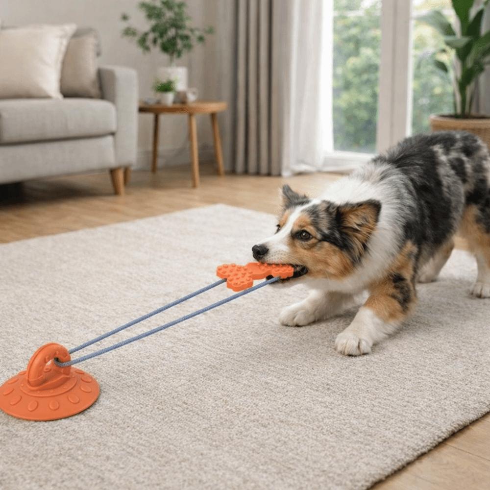 Wear-Resistant Dog Suction Cup Toys Teeth Cleaning Grinding Teeth Toys Physical Strength