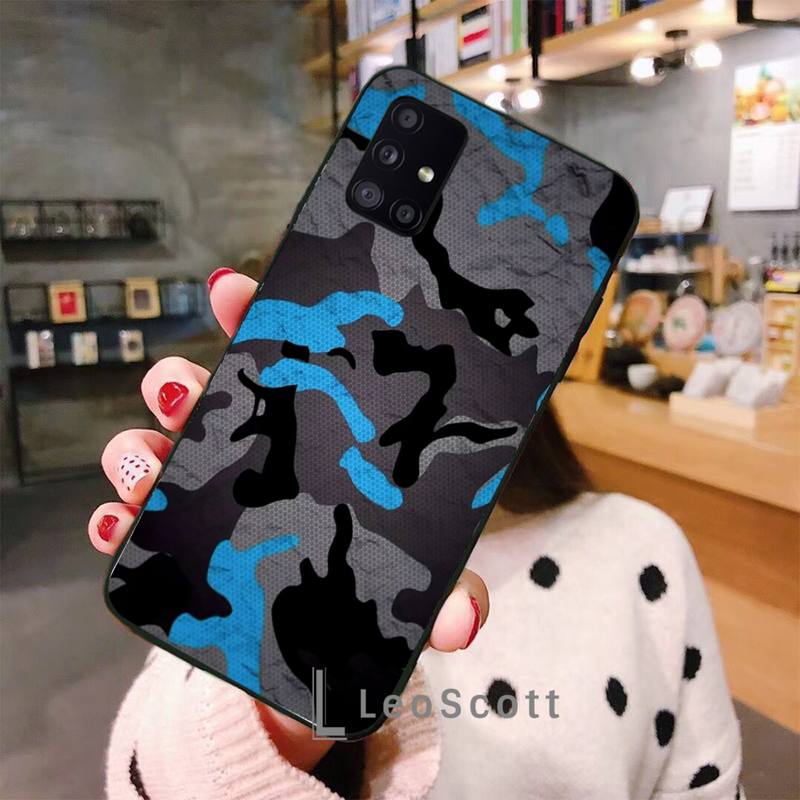 Military Army Camo Camouflage Phone Case For Samsung A50 A51 A71 A20E A20S S10 S20 S21 S30 Plus Ultra 5G M11