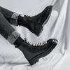 Large Size Martin Boots 45 Season Youth Fashion Boots Hairstylist Men'S Leather Boots D13-R