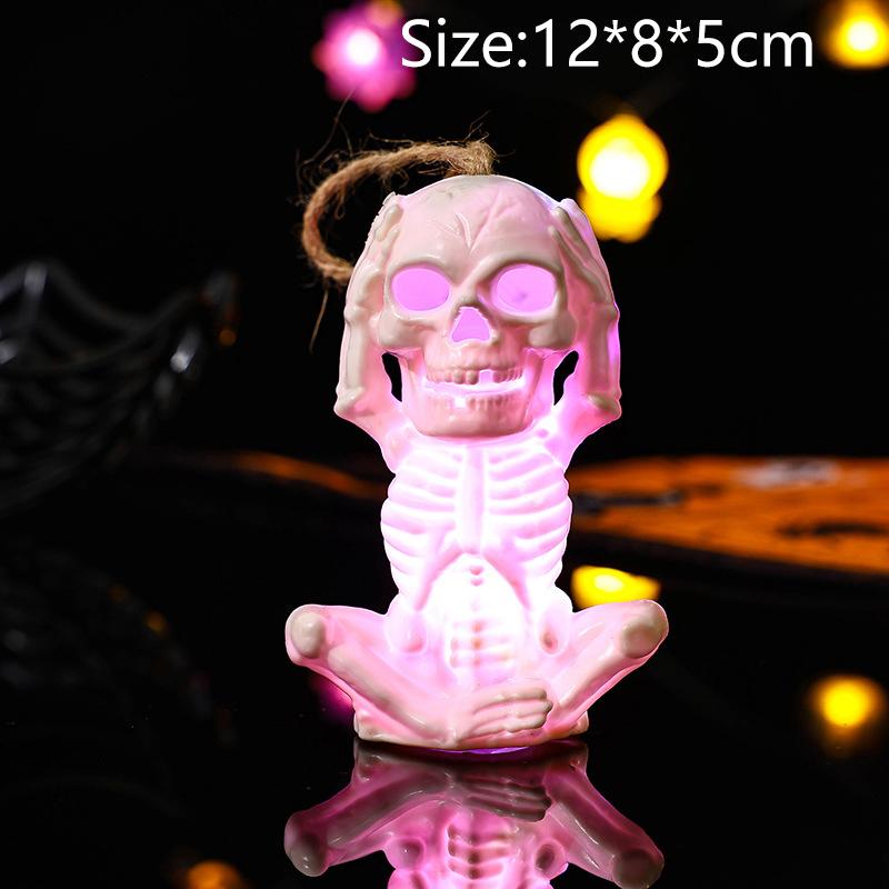 Creative Halloween Pumpkin LED Night Light Haunted House Horror Props Halloween Party Home Indoor Decoration Supplies Gifts