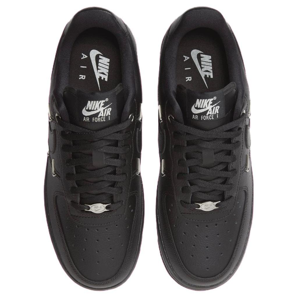 Nike Air Force 1 Low Damen Niedrige Skateboard-Schuhe Damen Schwarz HQ1180-001