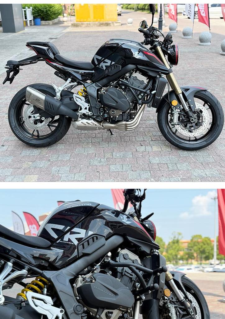 600RS Aluminum Alloy Spring Head Bumper with Carbon Steel Guard for Racing Bar Modification