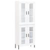 VidaXL Highboard White 69.5x34x180 Cm Engineered Wood 3198281
