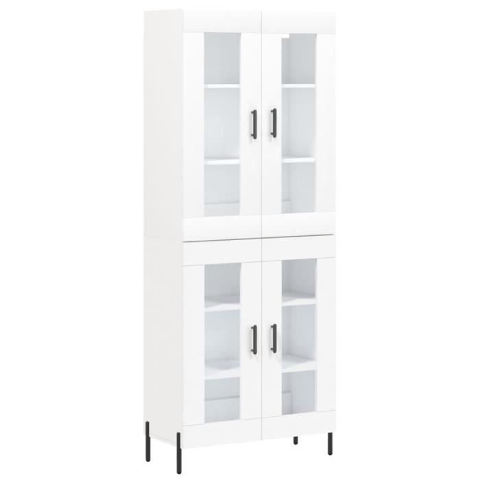 VidaXL Highboard White 69.5x34x180 Cm Engineered Wood 3198281