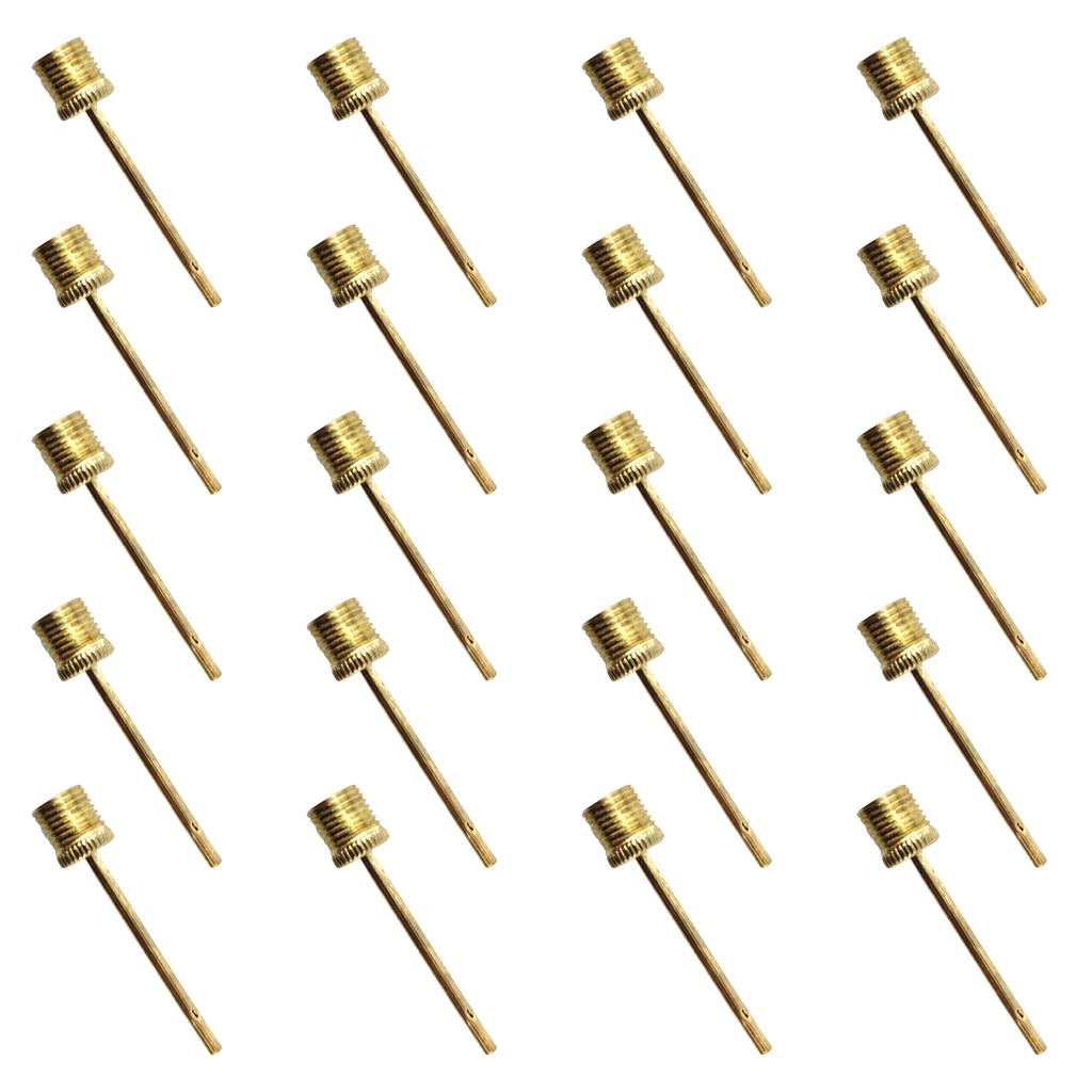 20Pcs Stainless Steel Inflatable Needle Air Valve Adaptor Pump Needles for Inflating Balls Air Pump Needle Easy To Use