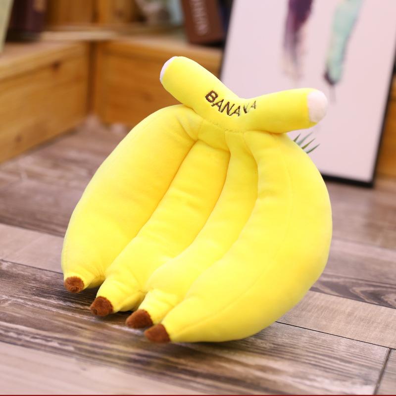 8-Inch Fruit Doll Apple Banana Pineapple Orange Plush Toy Simulation Doll Wedding Throwing Activity Doll