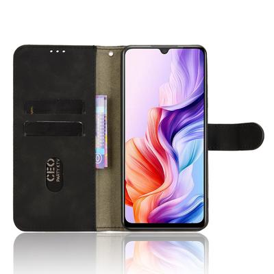 For ZTE Blade A76 5G Leather Case Skin Feel Anti Drop Wallet Flip Phone Cover