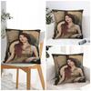 Zhao Lusi Pillow Case Rosy Cushion Cover Soft Pattern Pillow Cover Retro Trendy Pillowcases For Wedding Party Home Decor