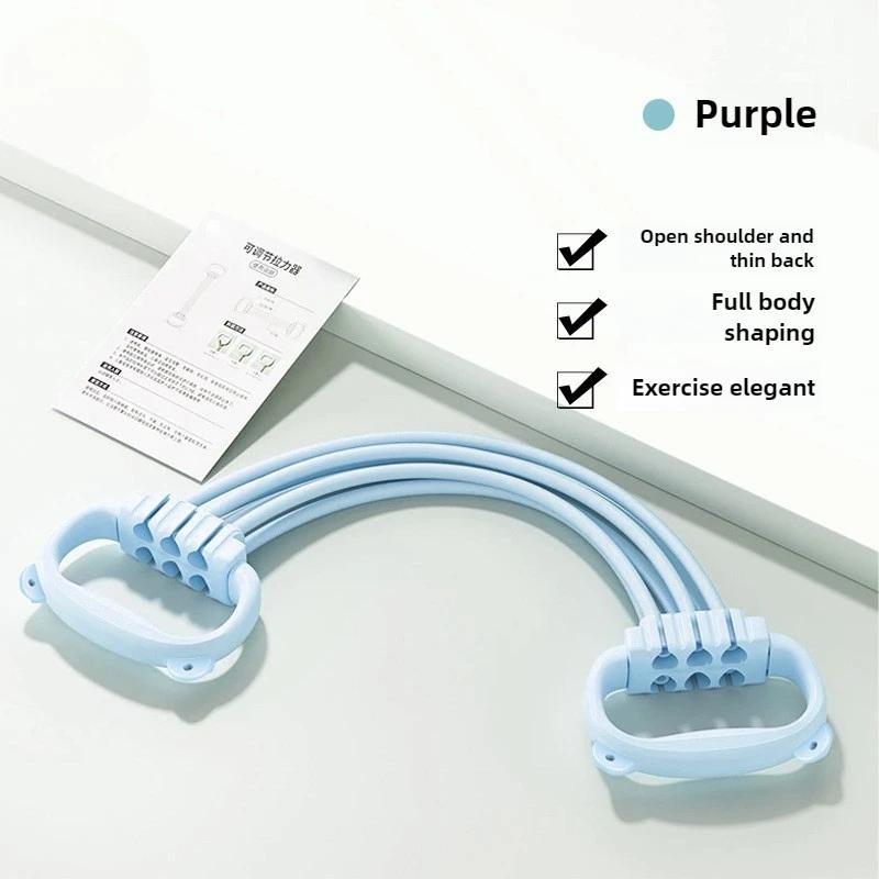 Hot Selling Open Chest Eight-figure Pull Rope Yoga Back Pull Rope Elastic Band Adjustable Cat Puller Home Elastic Band