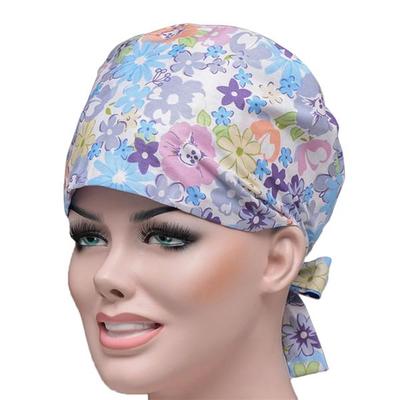 Unisex Surgical Scrub Cap Round Cotton Doctor Nurse Cap Surgery