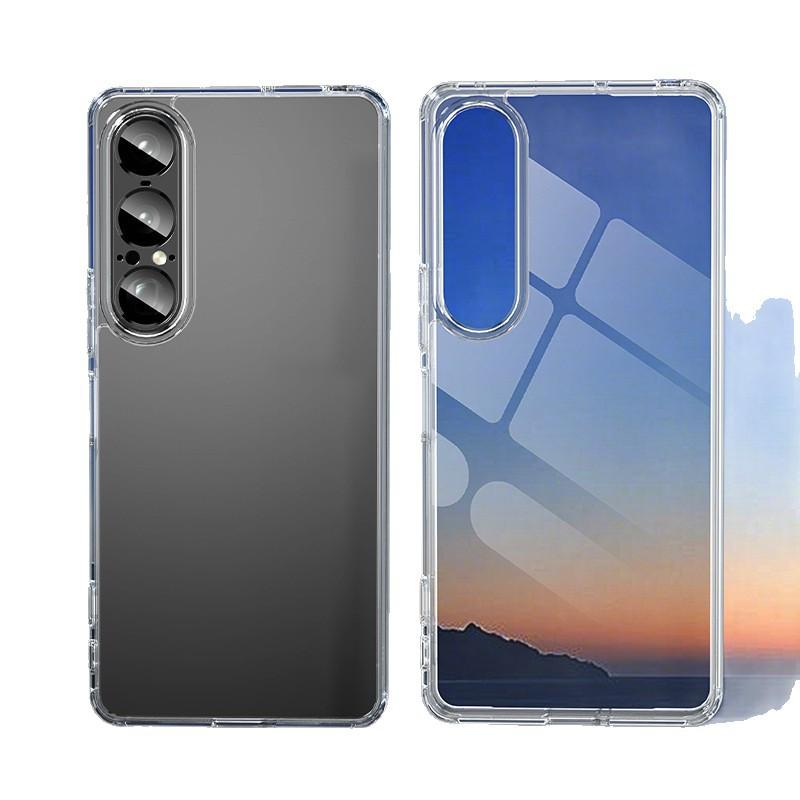 Applicable To Xperia 1VII Mobile Phone Case Sony 11VII Mobile Phone Case 1VIII Anti-drop Transparent TPU + PC