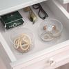 Acrylic Clear Round Storage Box Stackable Belt Rack Display Holder for Watch Jewelry Cosmetics Bracelets Rings Craft Toys Ties