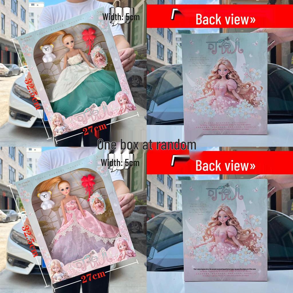 Princess Barbie Doll Role-Playing Toy Gift Box for Girls