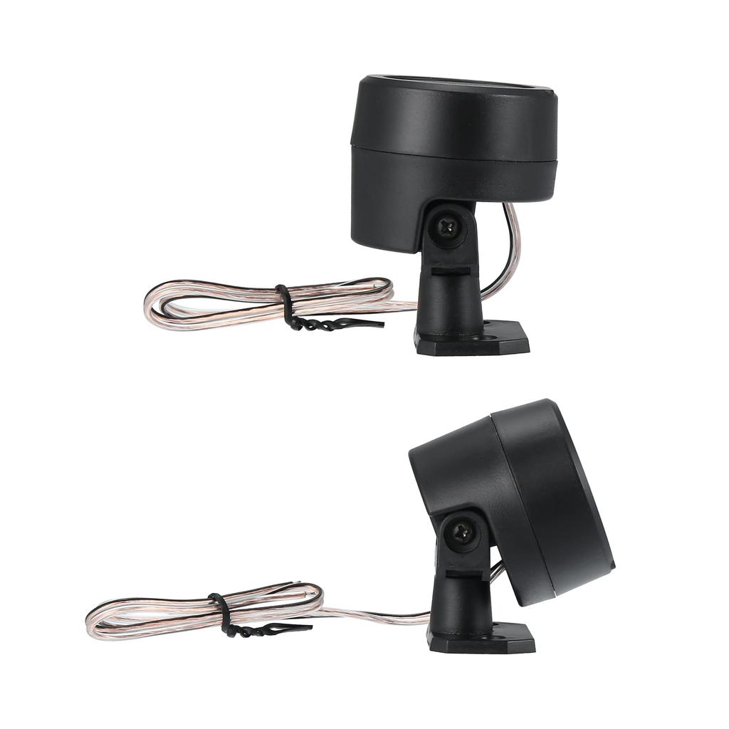 ACROPIX Auto-Lautsprecher Hochtöner Stereo-Hochtöner Rundlautsprecher für Auto-Track-Audio Schwarz 42x34x47mm 2 Stück