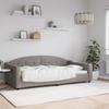VidaXL Lit de repos taupe 100x200 cm tissu 354191