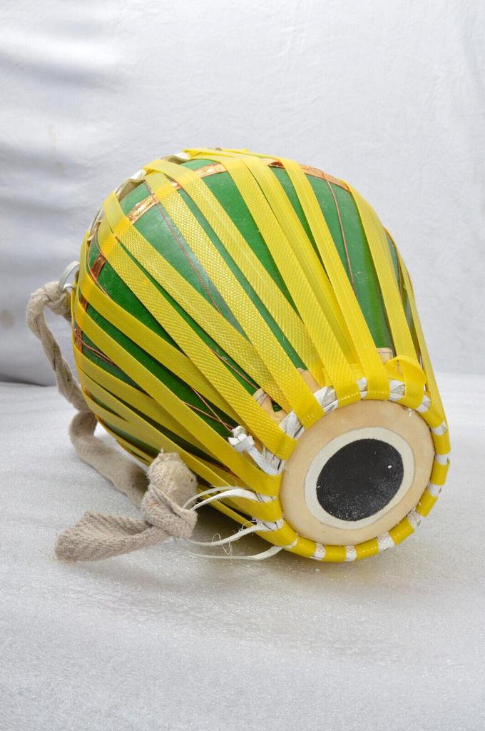 New Indian Musical Small Mridanga Khol Green Fiber Baby Mridangam