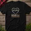 Wild At Heart T-Shirt — Mountain Heart Graphic Tee for Outdoor Lovers